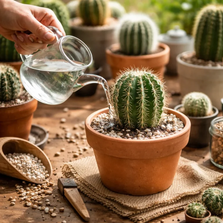 Podlewanie kaktusa w doniczce – ile wody i jak często podlewać kaktusa w domu